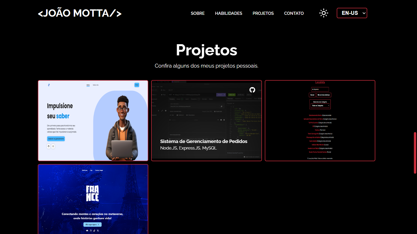 Portfólio Pessoal v1.0 - Imagem 4